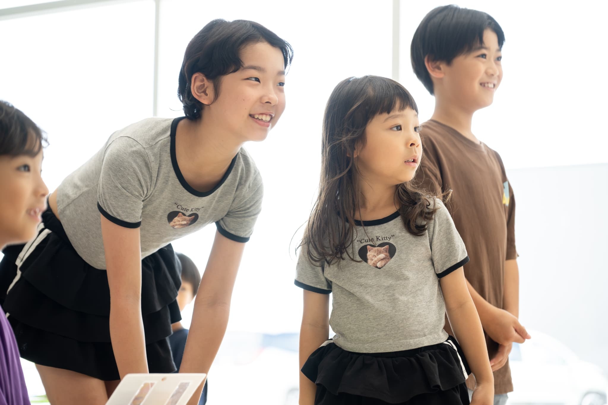 親子の笑顔